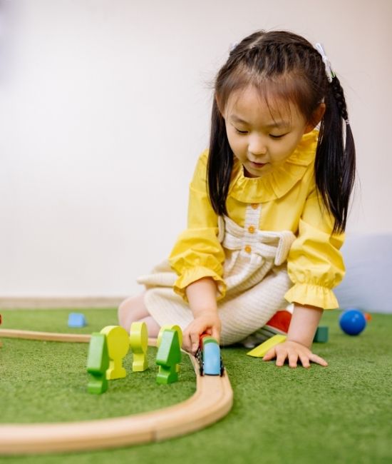 Teachers at child Preschool