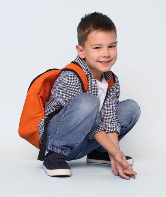 Child ready for school at child Preschool